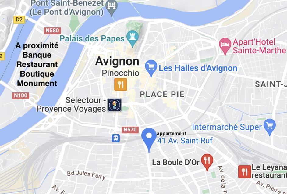 Le Petit Saint-Ruf Lejlighed Avignon Eksteriør billede
